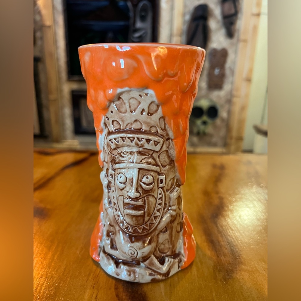 Disney Trader Sam’s Enchanted Tiki Bar Krakatoa Tiki Mug 2nd Edition - Picture 2 of 5